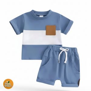 Half Sleeve T-shirt & Pant Set-হাফ স্লিপ প্যান্ট এবং গেঞ্জি সেট