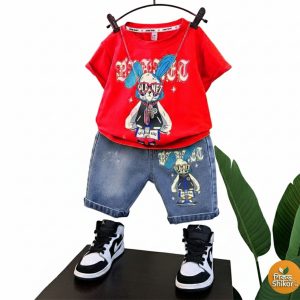 T-Shirt and Pant set for Baby/color red