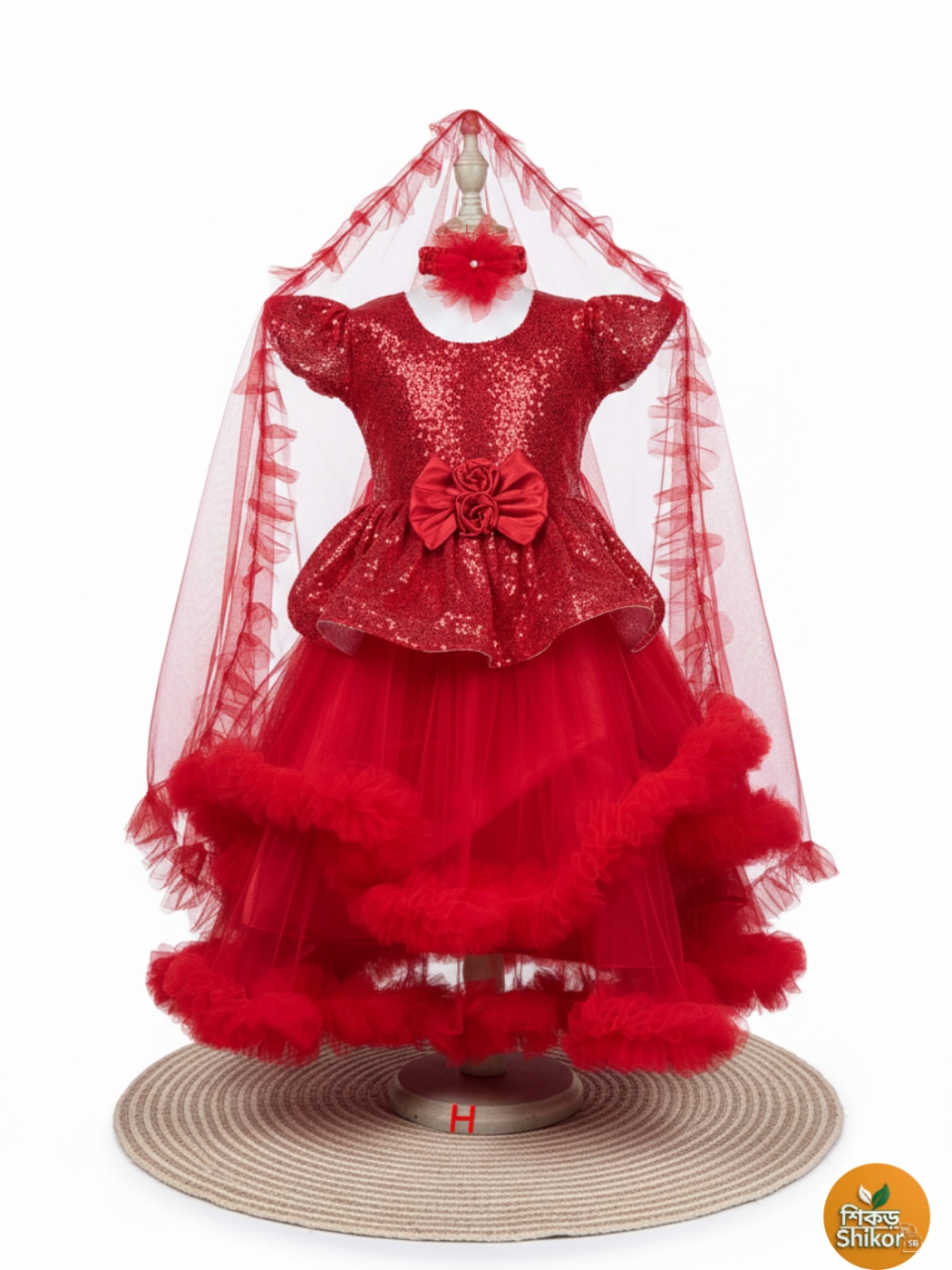 Party Princess Frock – New Arrival Red