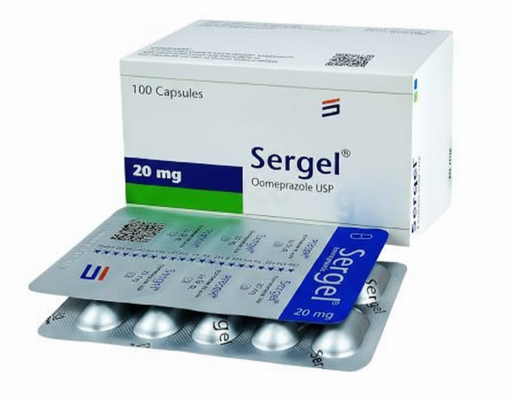 সার্জেল ২০ মিগ্রা ক্যাপসুল (Esomeprazole)