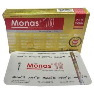 Monas 10 mg Tablet মোনাস ১০ মি.গ্রা. (Montelukast) | Asthma & Allergy Medicine | Price in Bangladesh