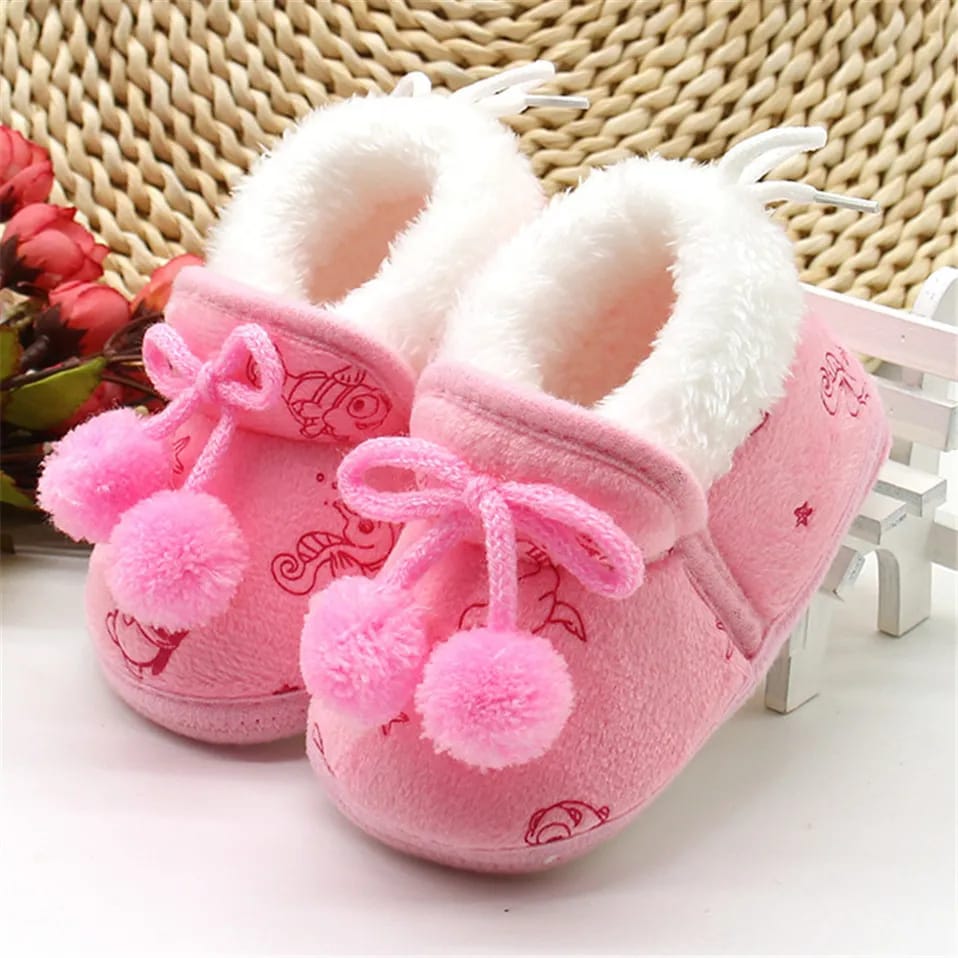 নবজাতকের জন্য নরম ও উষ্ণ স্নো শু (০-১৫ মাস)New Born Soft Keep Warm Snow Shoes Baby - Image 6