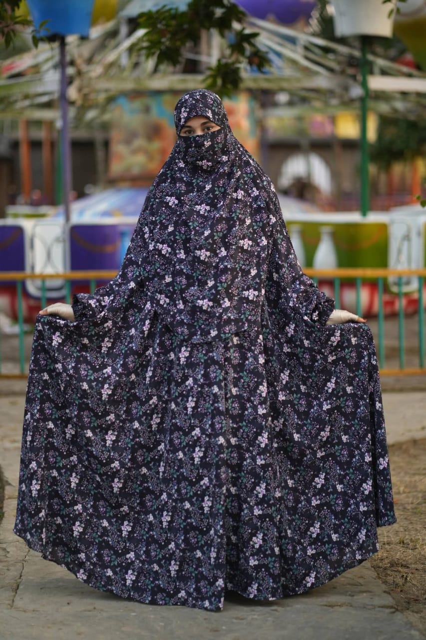 Long Namaji Khimar প্রিমিয়াম এলেক্স প্রিন্ট লং নামাজি খিমার – আরামদায়ক ও বিশাল ঘেরের সমন্বয় Shikorbazar - Image 5