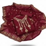 Embroidary Georjet Three Piece