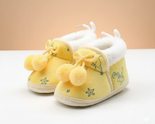 নবজাতকের জন্য নরম ও উষ্ণ স্নো শু (০-১৫ মাস)New Born Soft Keep Warm Snow Shoes Baby - Image 5