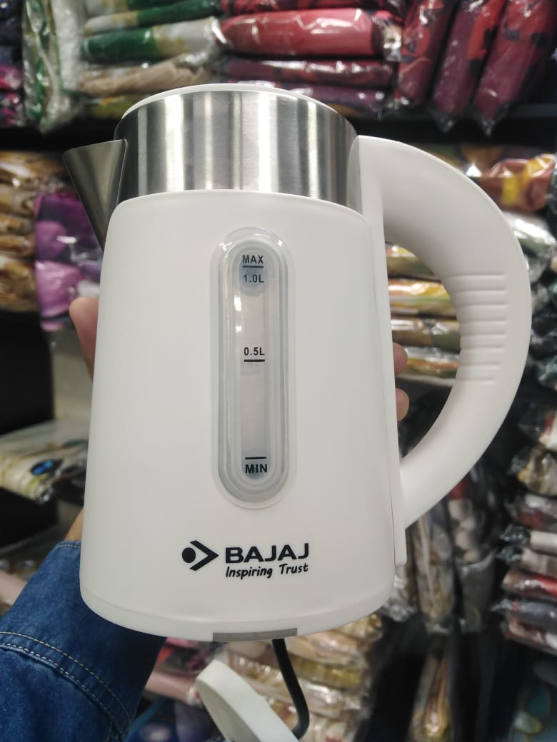 Bajaj Majesty New 1-Litre Cordless Kettle (White) - Image 2