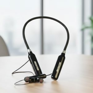 MOBICOM Wireless 300 Hours Neckband(৩০০ ঘণ্টা প্লে-টাইম সমৃদ্ধ Mobicom ওয়ারলেস হেডসেট!)