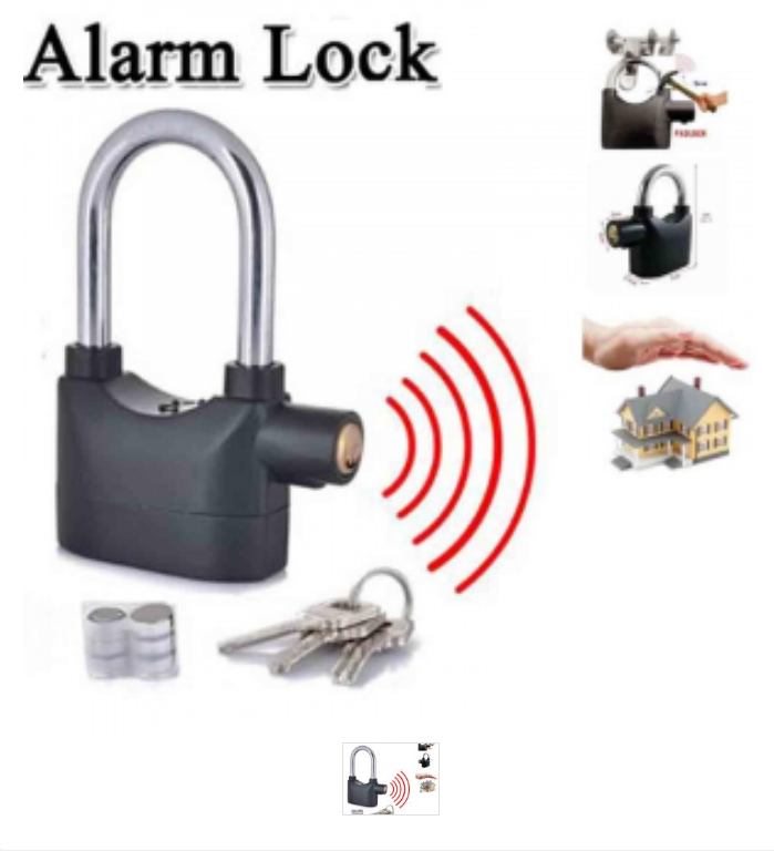 Alarm Padlock সিকিউরিটি তালা
